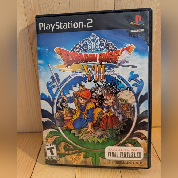 Dragon Quest VIII for PlayStation 2 - Black Case Game Used - Picture 2 of 7